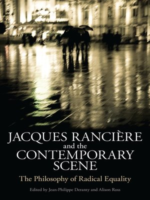 cover image of Jacques Ranciere and the Contemporary Scene